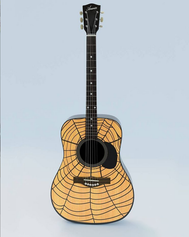 Guitar skin design concept